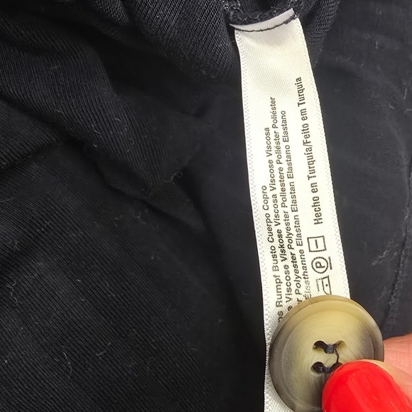 Anthropologie Ribbed Asymmetrical Size L Cozy Chic Minimalist Art School - Picture 4 of 8